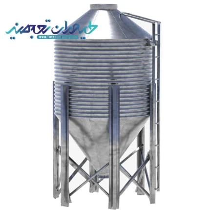 سیلوی فلزی 10000 تن ذخیره دان طیوران تجهیز