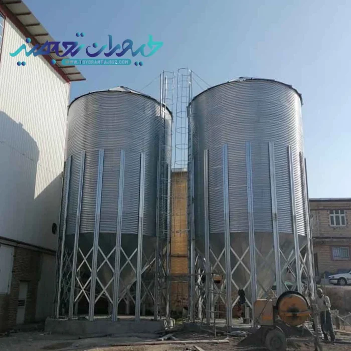 سیلوی فلزی 250 تن ذخیره دان