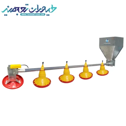 سیستم دانخوری بشقابی اتوماتیک بلدرچین