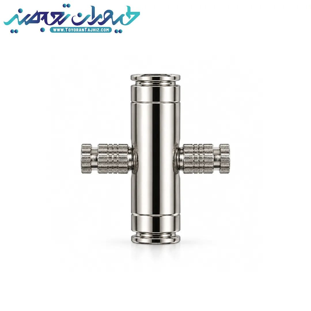 پایه نازل دو طرفه فیتینگی مه پاش