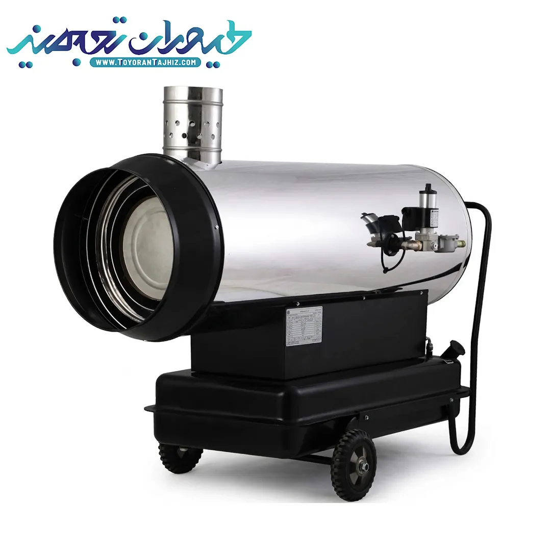 جت هیتر دوگانه سوز دودکش دار باکدار QEDB-110