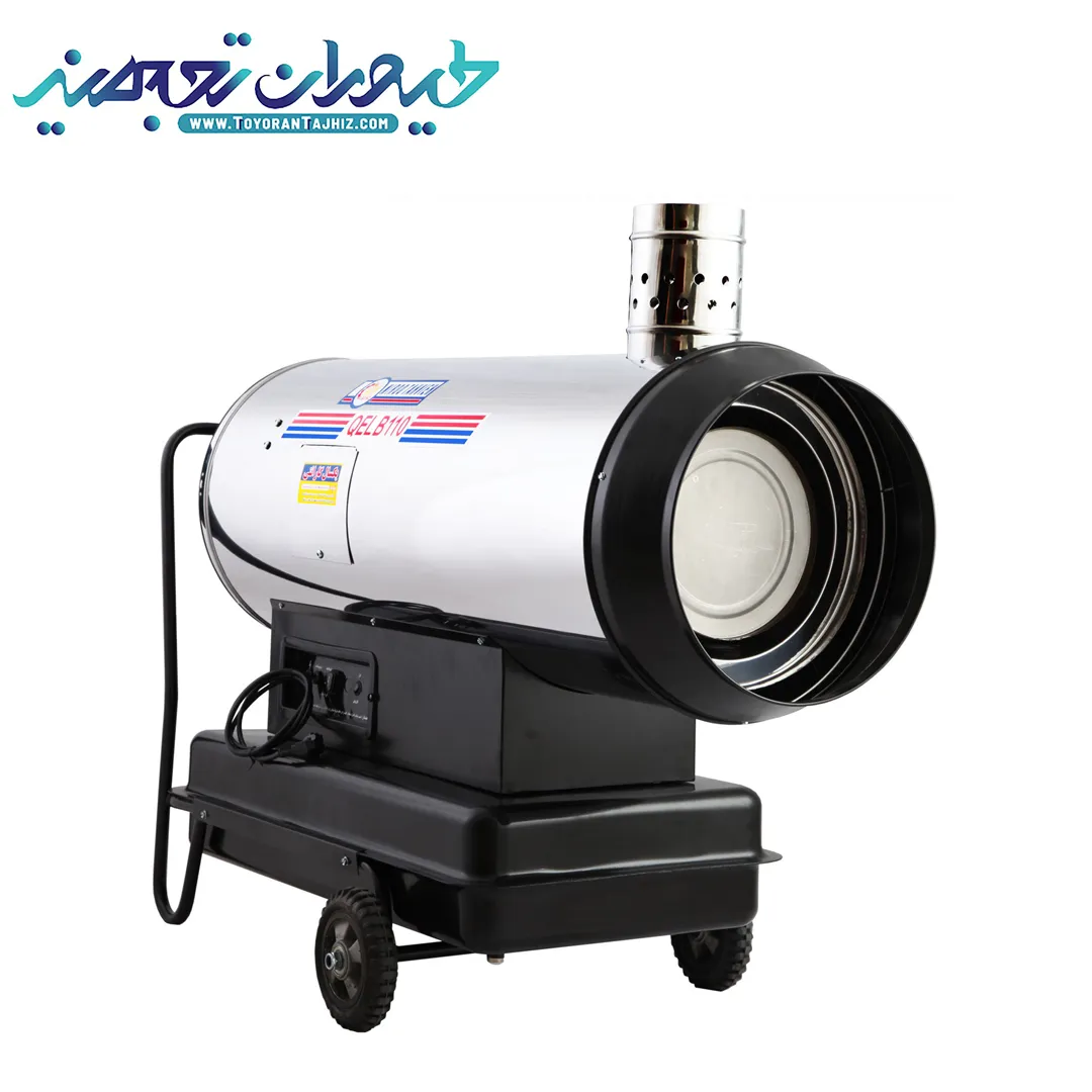 جت هیتر گازوئیلی دودکش دار باکدار QELB-110