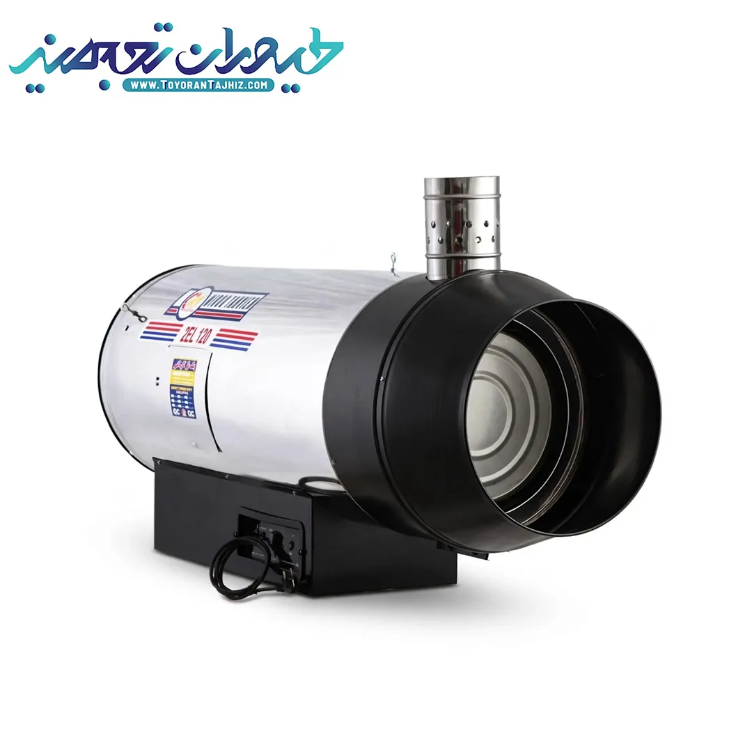 جت هیتر گازی دودکش دار دوموتوره البرز  2EG-120